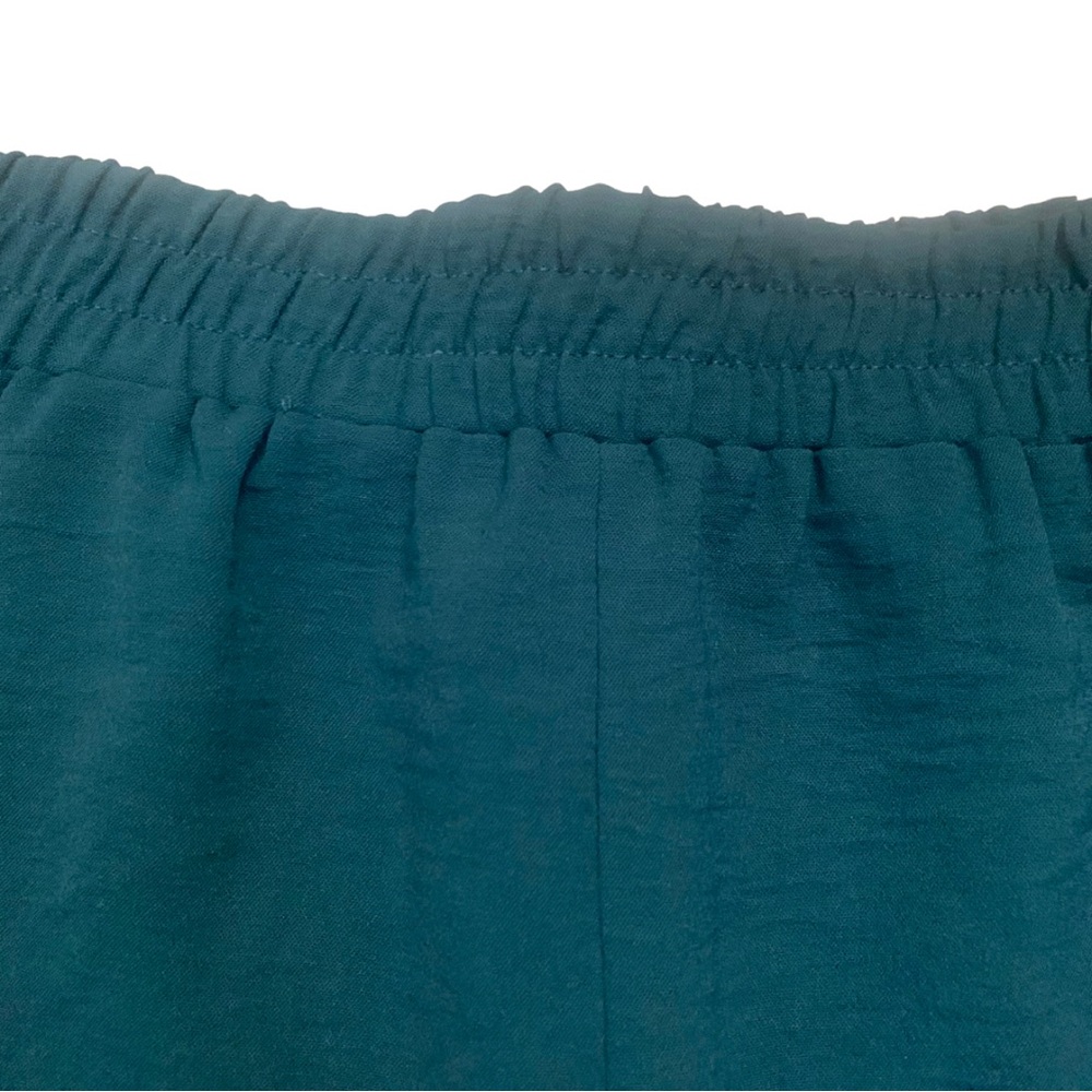 Miley + Molly SET 2 Dressy Shorts Forest Green Tan Beige Small High Rise Basics - Picture 7 of 11